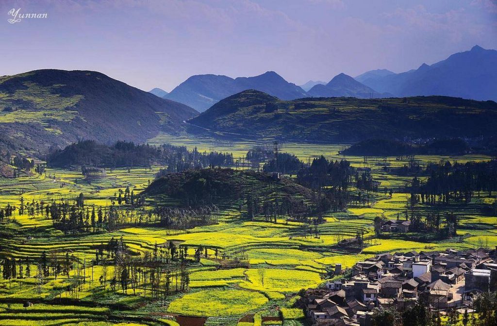 Landscapes of Yunnan Province in China